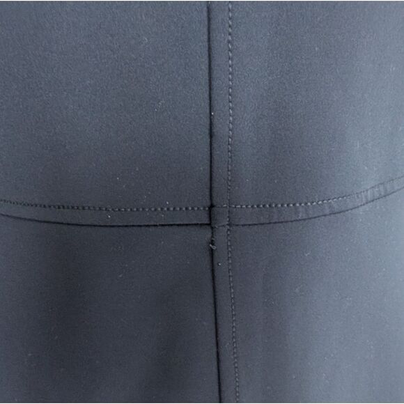 Banana Republic navy fit and flare v neck midi dress size S Tall - Picture 8 of 9